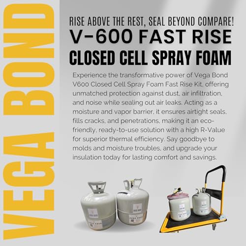 Closed Cell Spray Foam Insulation Kit, 2 Part Foam Sealant, Set of 5 Kits W30596