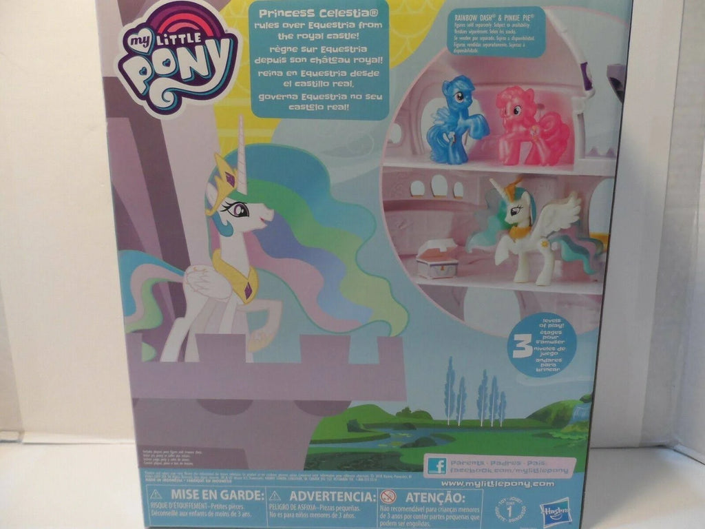 My Little Pony Canterlot Castle Playset with Princess Celestia 3 Levels J47326