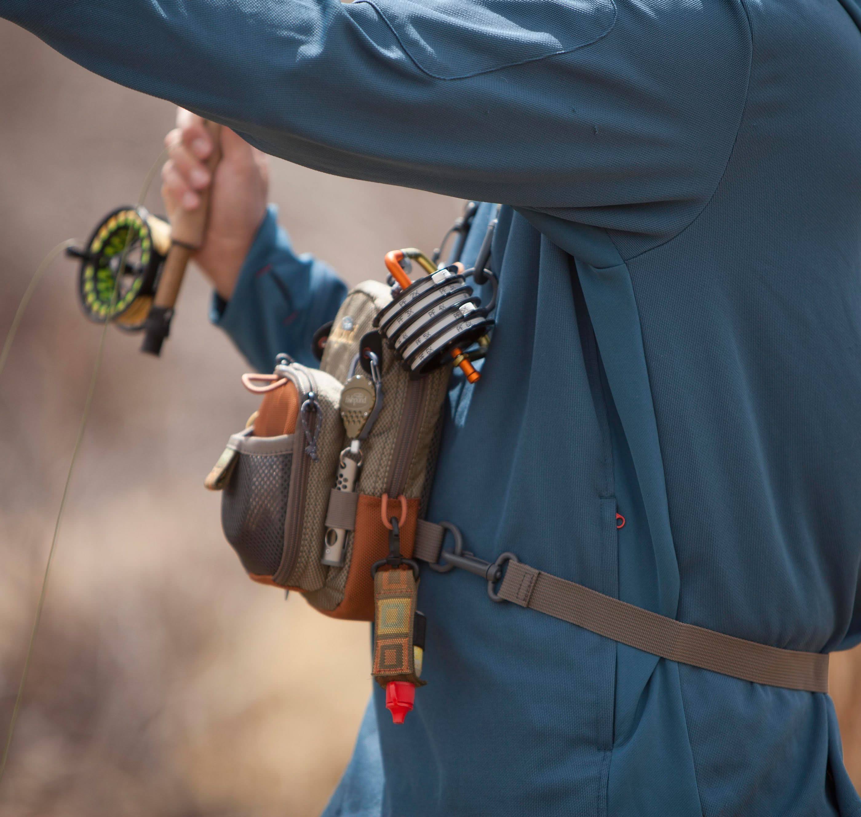 Sand Saddle Brown Vertical Chest Pack N8027