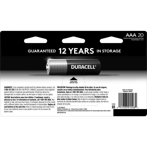 20 Count AAA Alkaline Batteries S821663