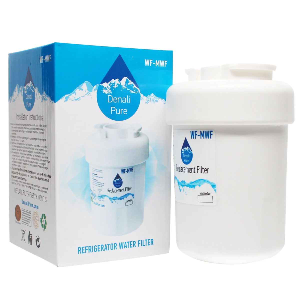 3-Pack Replacement Refrigerator Water Filter Cartridge W2524