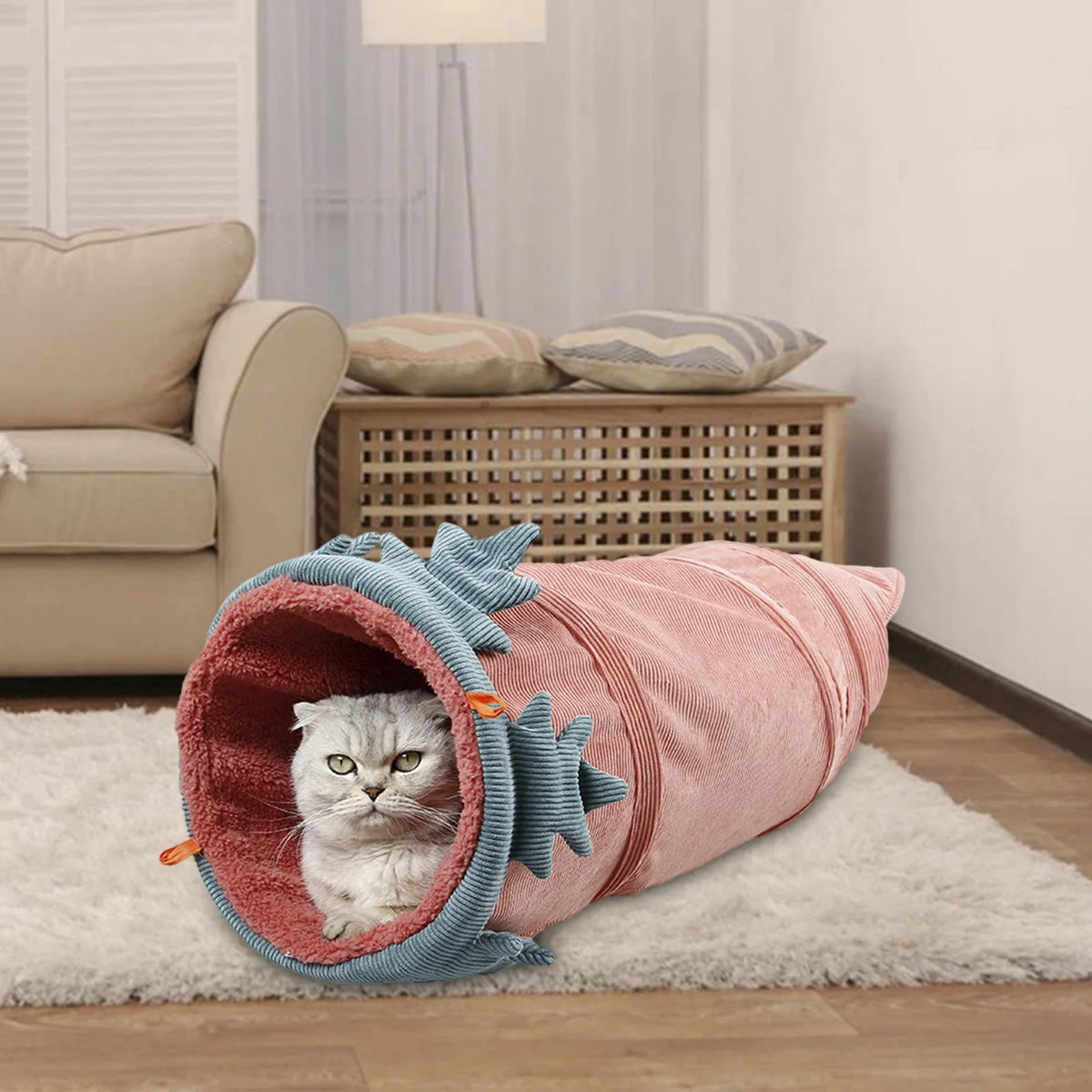 Carrot Hamster Tunnel Tube Toy P70740