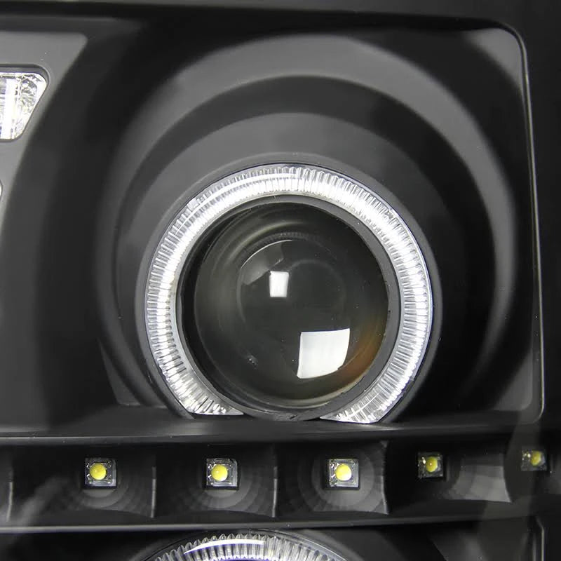 Black Halo Projector Headlights F7667