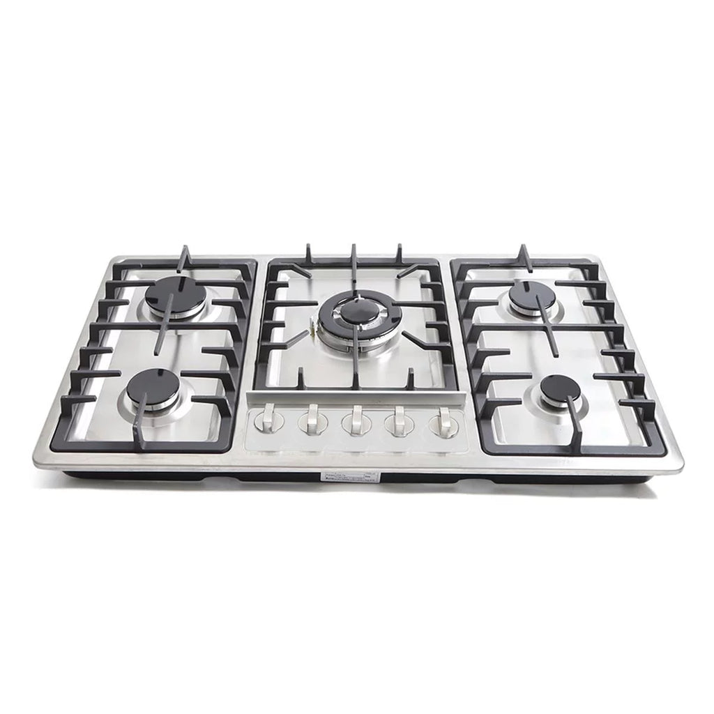 Stainless Steel 5 Burner Gas Cooktop D5744