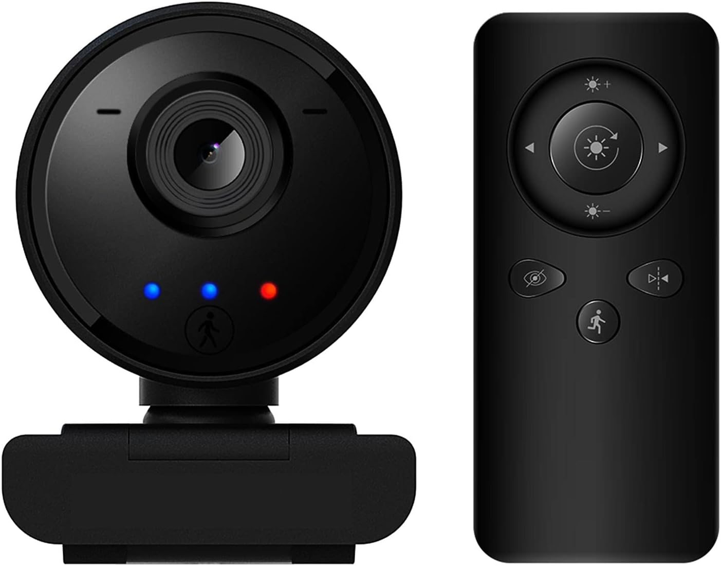 Black 1080p HD Webcam with Microphone W448555