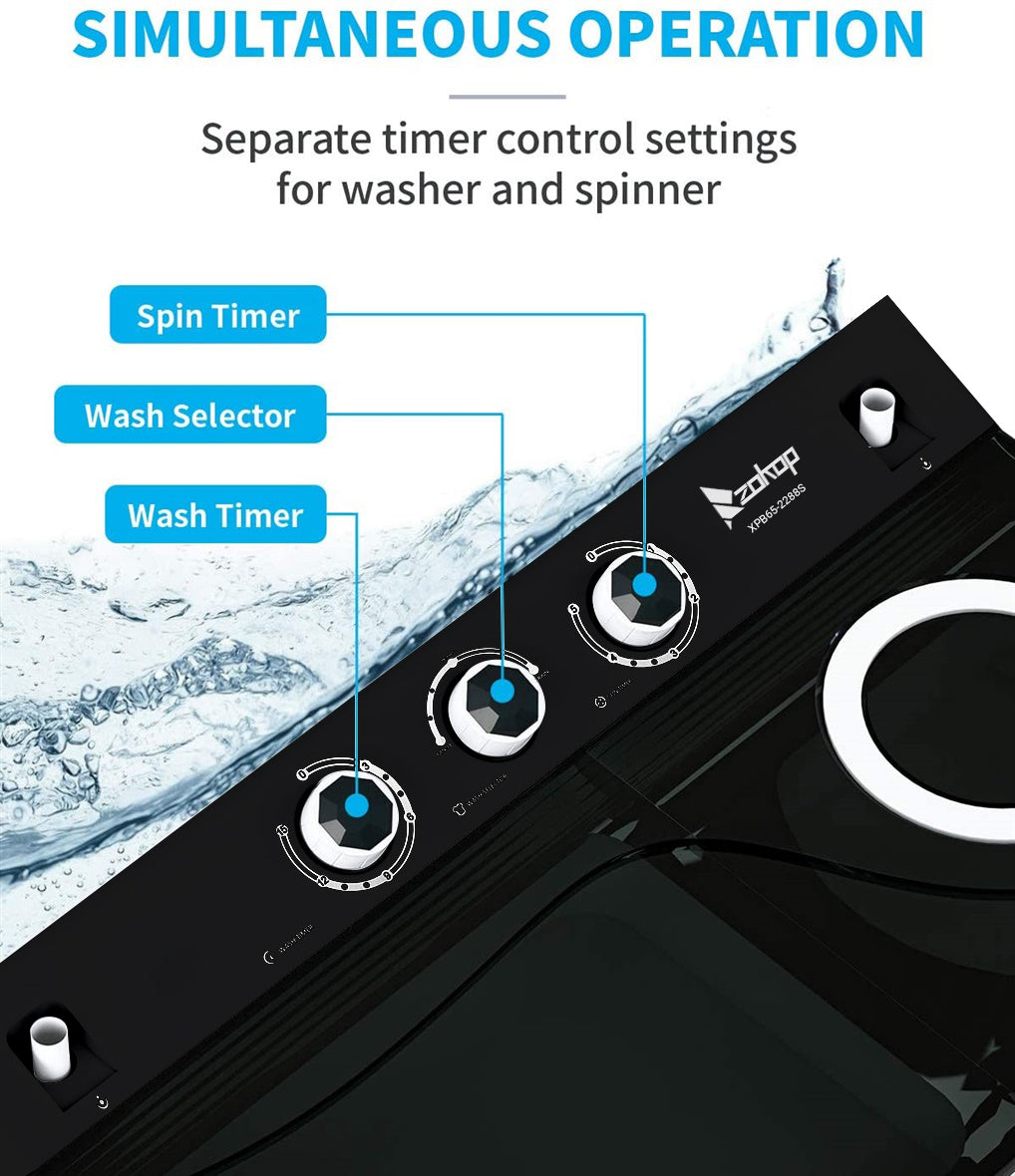 26Lbs Semi-automatic Twin Tub Washing Machine G10325