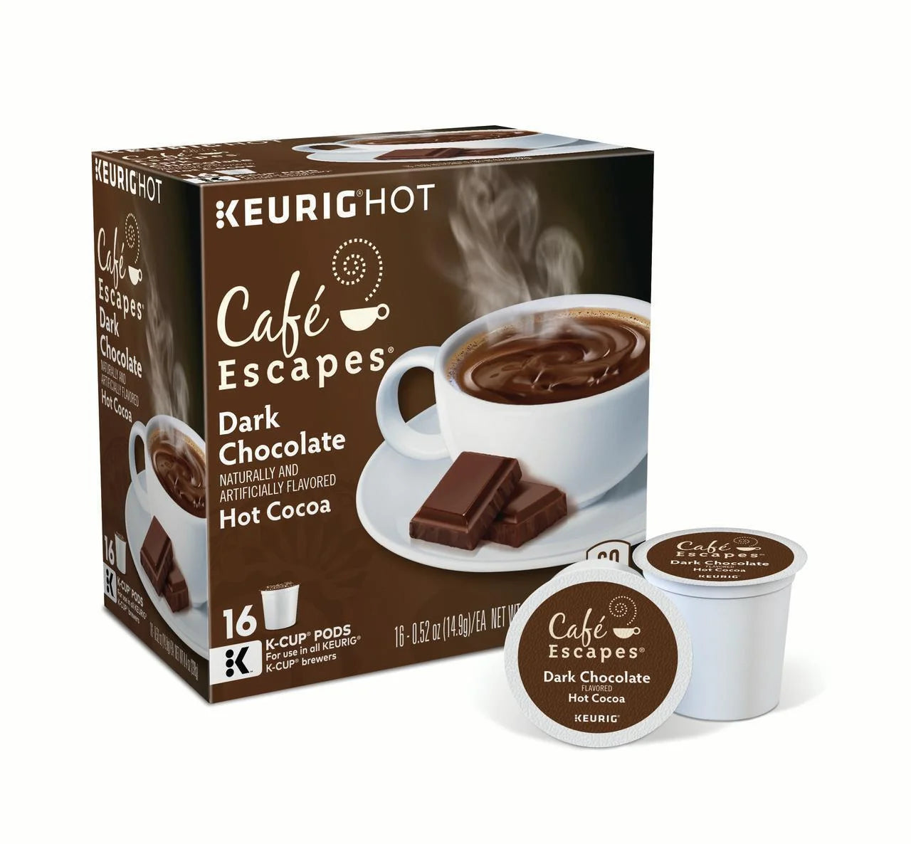 48 count Dark Chocolate Hot Cocoa K cups V7744