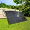 RV Awning Shade Screen with Zipper 8'X15'3'' Universal with Complete Kits N36612