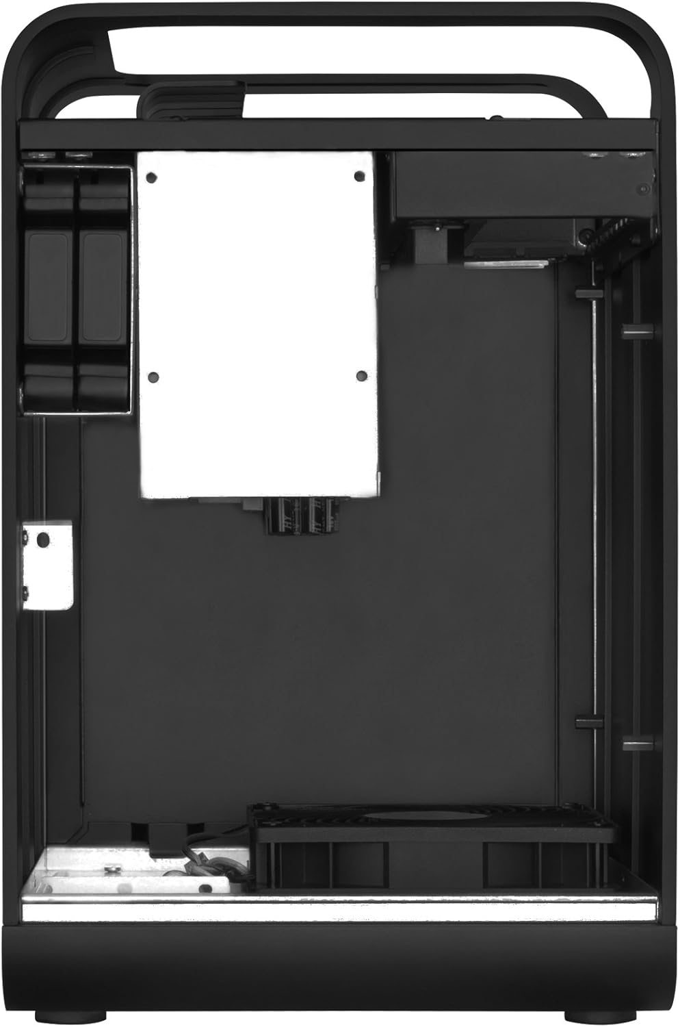 Mini-ITX NAS Case with Aluminum Exterior and Six 2.5 Hot-Swap Bays in Black G424