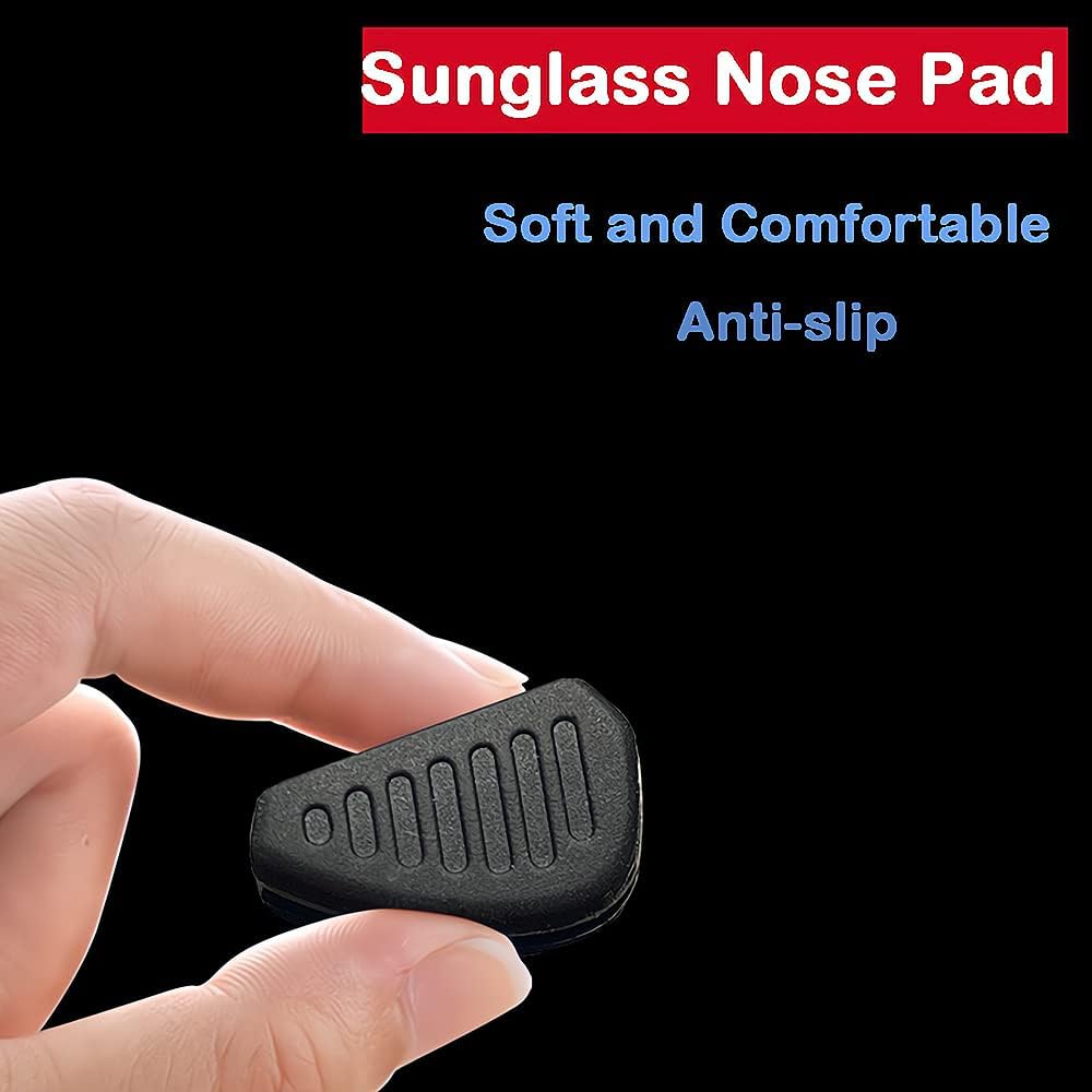 5 Pairs Plug-in Silicone Nose Pads for Eyeglass Sunglasses G361