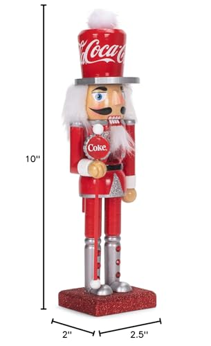 10-Inch Wooden Nutcracker Multicolor D21225