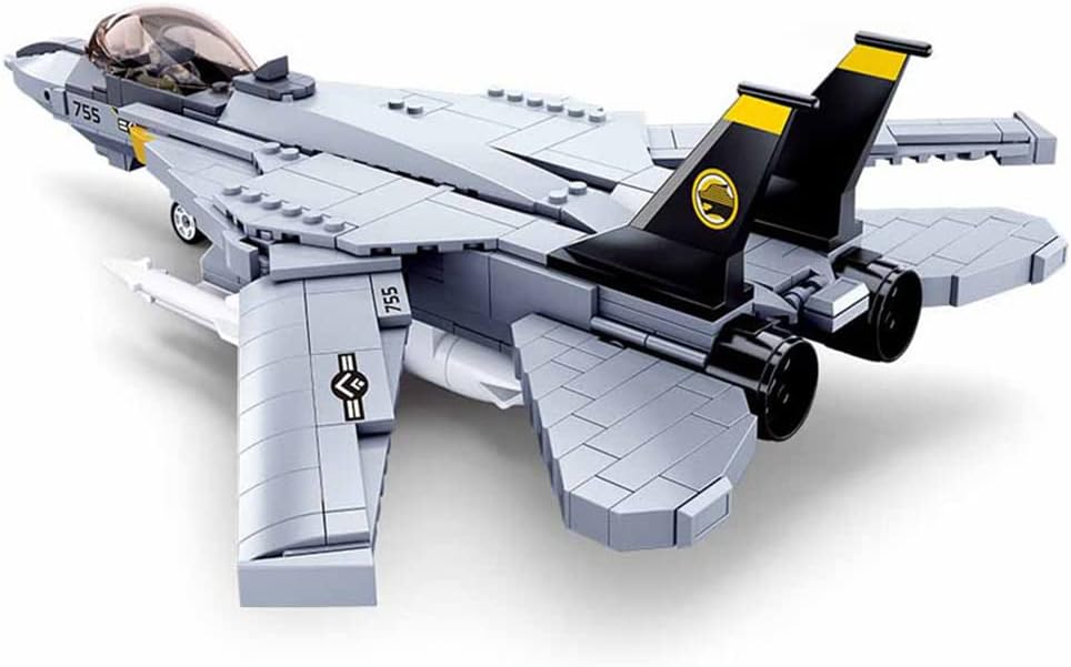 F-14D Fighter Tomcat Building Bricks Set with 1 Figure, 404 Pieces S170881