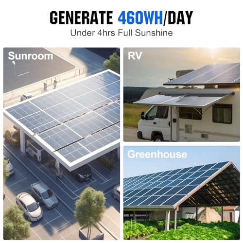 100 Watt 12 Volt Monocrystalline Rigid Solar Panel R53016
