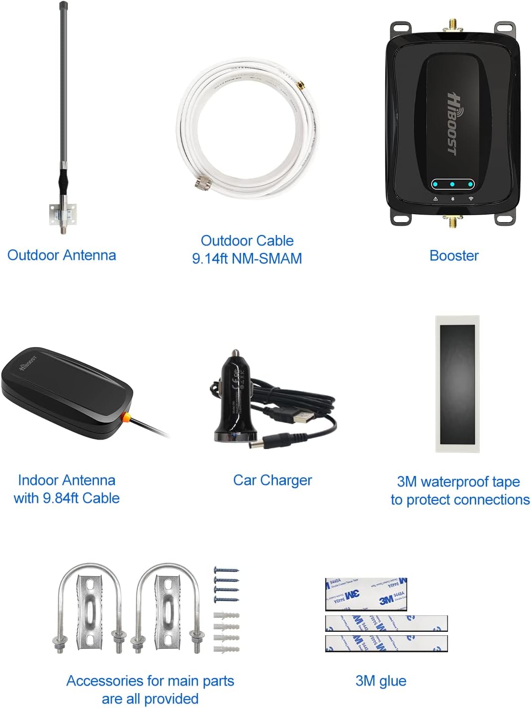 Cell Phone Signal Booster for Truck, RV, SUV, Camping, Motorhome S78269