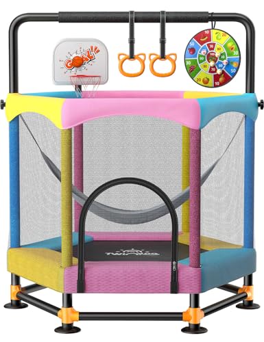 60" Toddler Trampoline with Safety Enclosure R7581