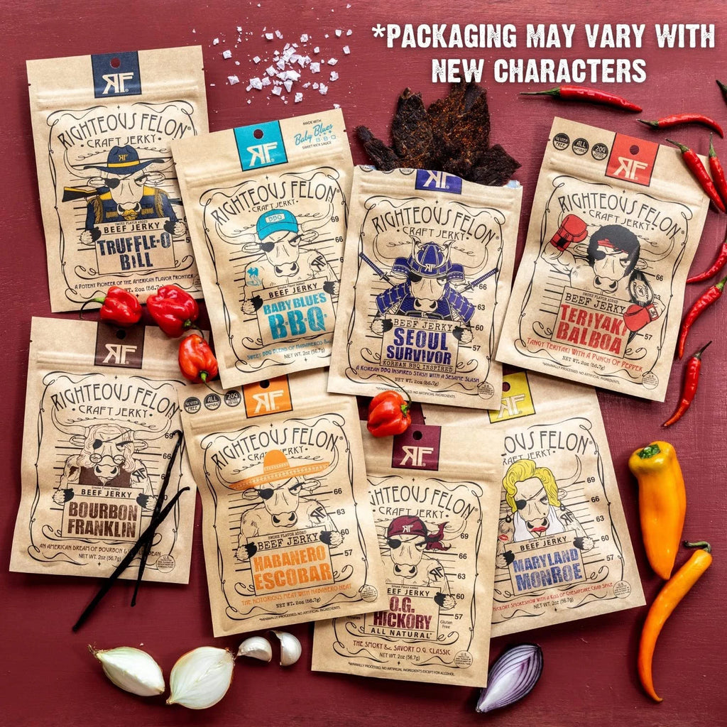 Beef Jerky Variety Pack 2 oz 8 Pack L91702