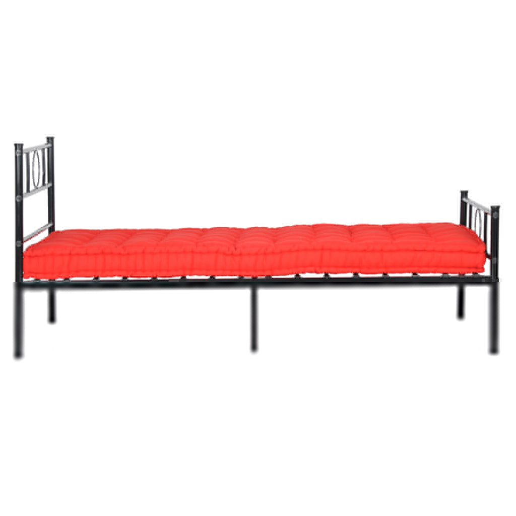 Black Metal Single Bed Frame H622