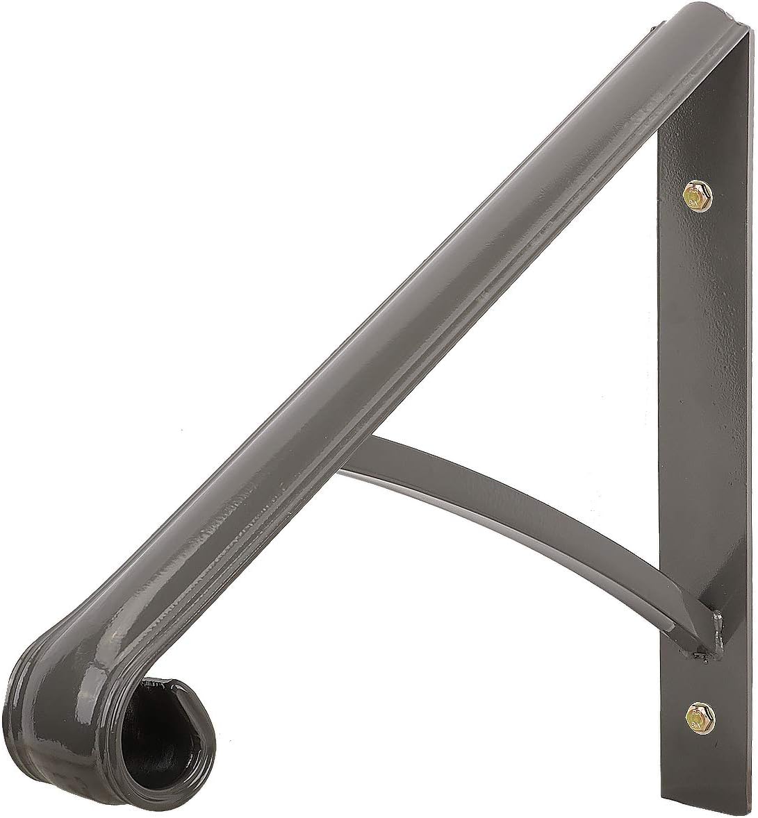 Black Metal Wrought Iron Handrail for Steps, Pack of 2 G727221