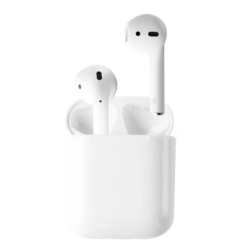 White Wireless Earbuds with Charging Case I5409