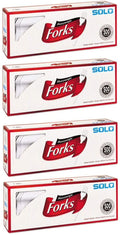 Heavyweight Plastic Cutlery Forks, White, 6.41 in, 500/Carton, 4 Pack L7107