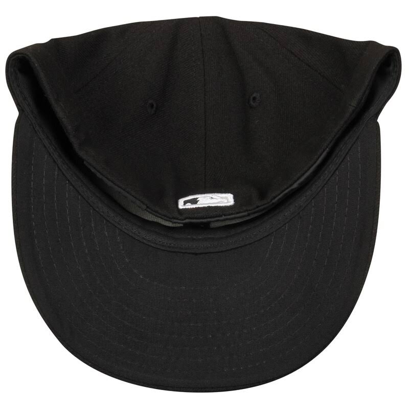 Black Authentic Collection Low Profile Fitted Hat D29639