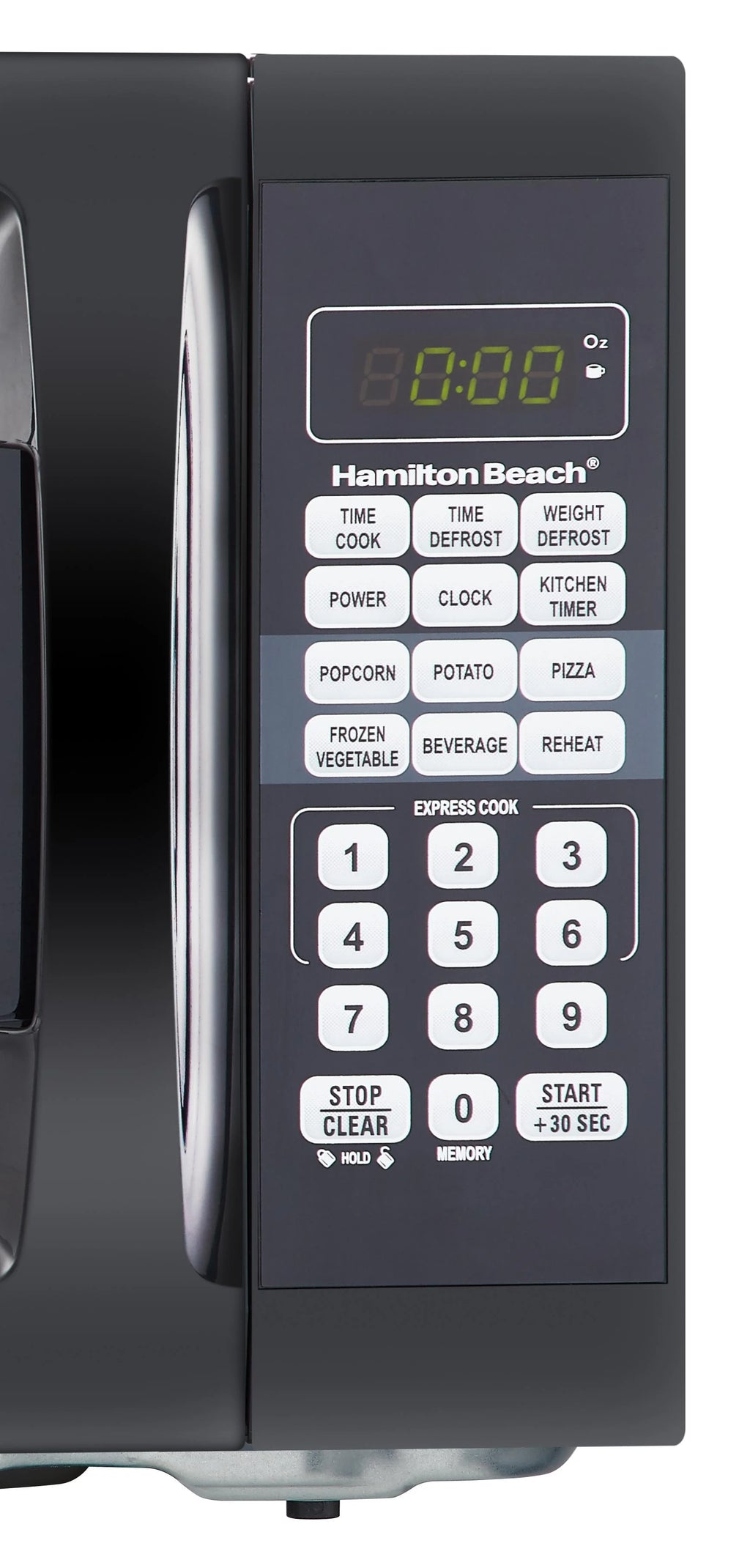 Black Microwave Oven T7707