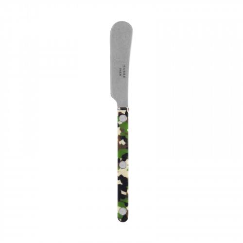 Set of 4 Vintage Green Butter Spreader S397