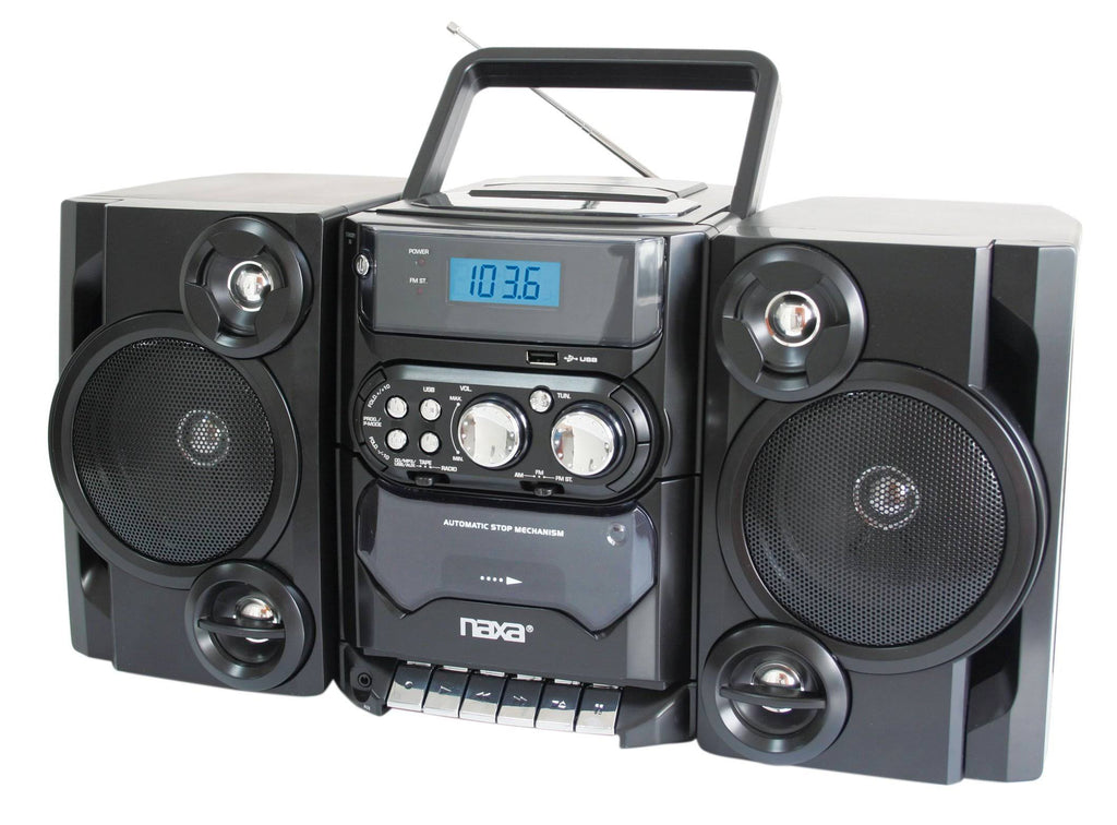 Portable MP3/CD Player with AM/FM Stereo Radio and Cassette Player M429320