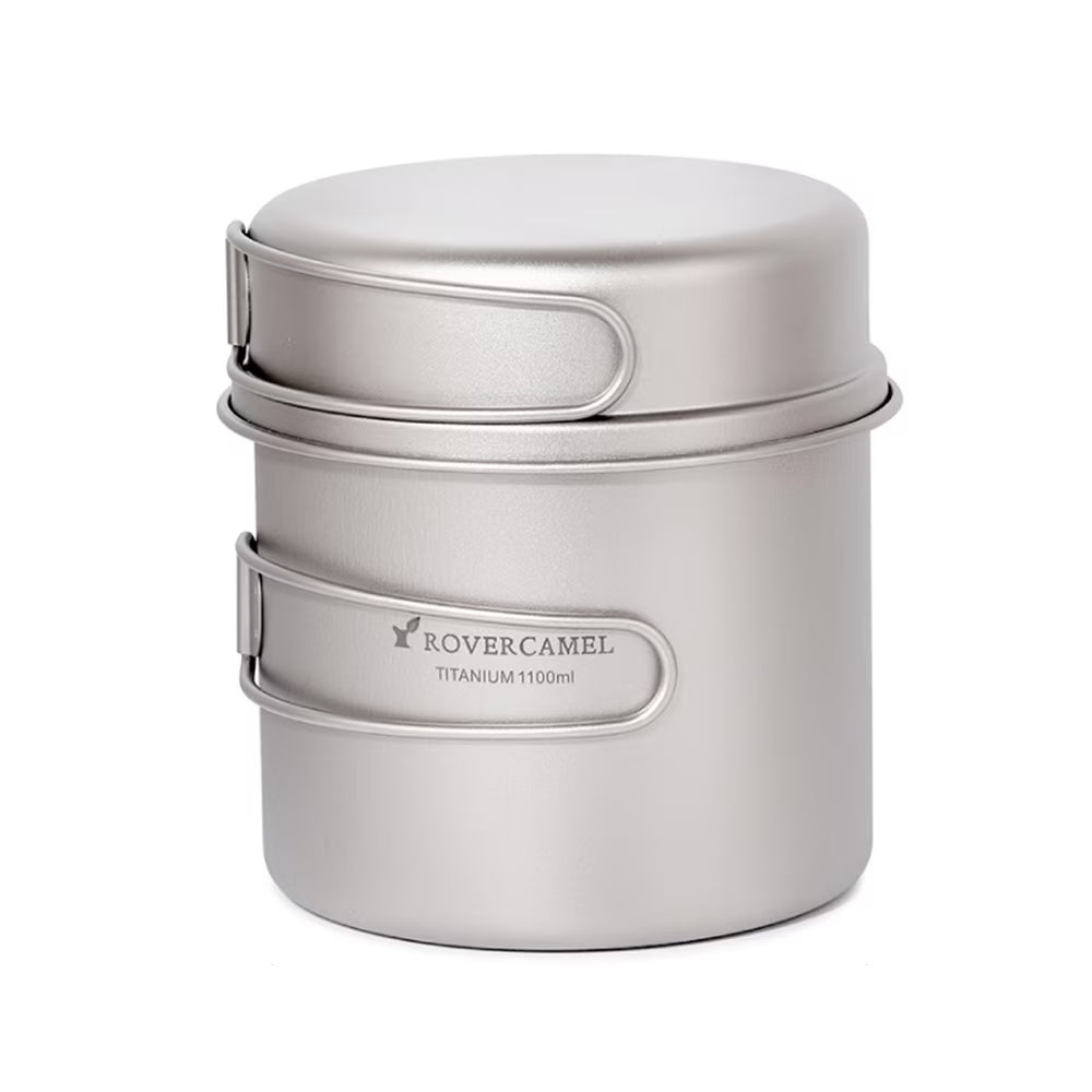 Ultralight Camping Cookware Set with Folding Handles C2372