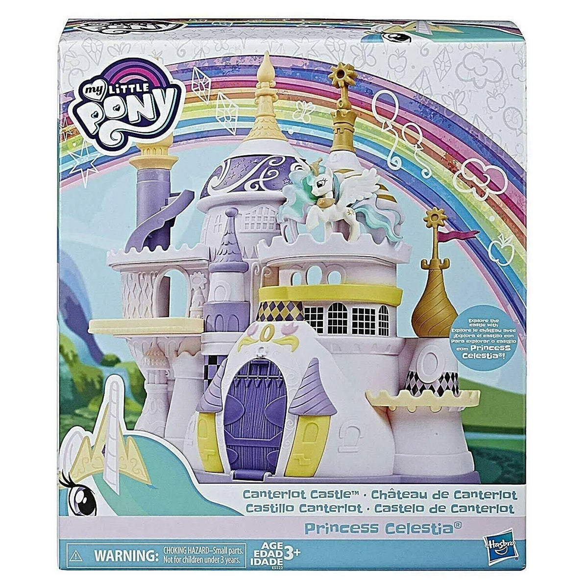 My Little Pony Canterlot Castle Playset with Princess Celestia 3 Levels J47326