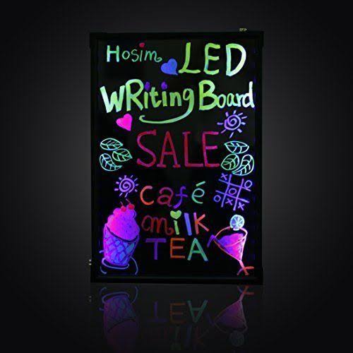 LED Message Writing Board with 8 Colors Markers R569323