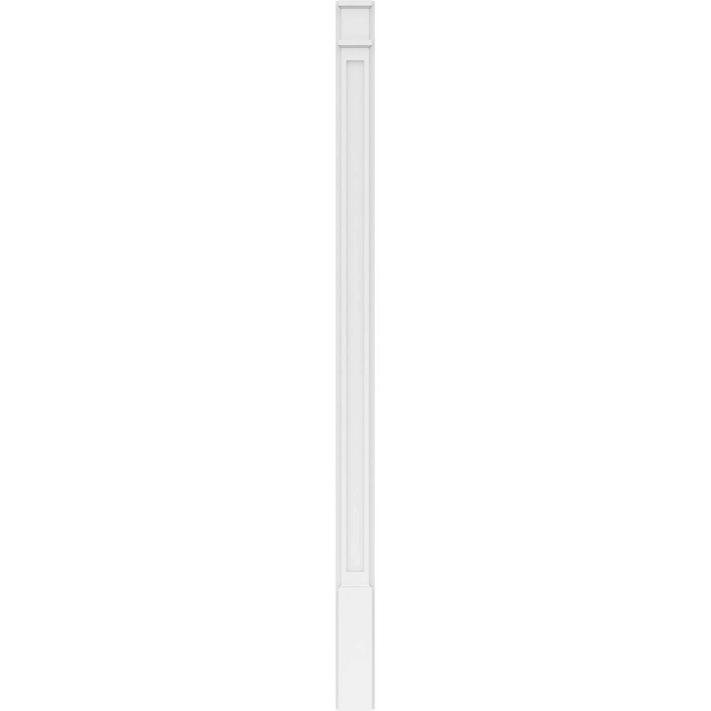 Flat Panel PVC Pilaster with Capital and Base (Pair) G1793