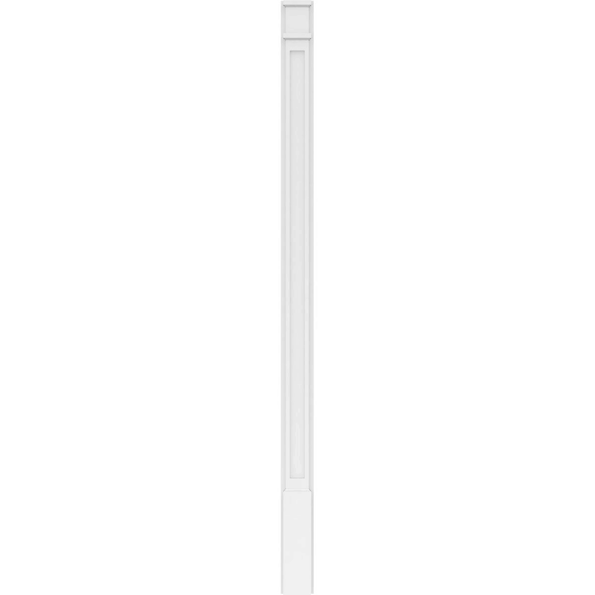Flat Panel PVC Pilaster with Capital and Base (Pair) G1793