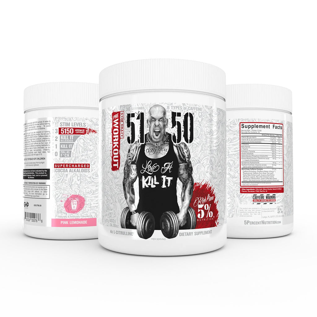 30 Srvgs High Stim Pre-Workout Powder (Blue Ice) B425