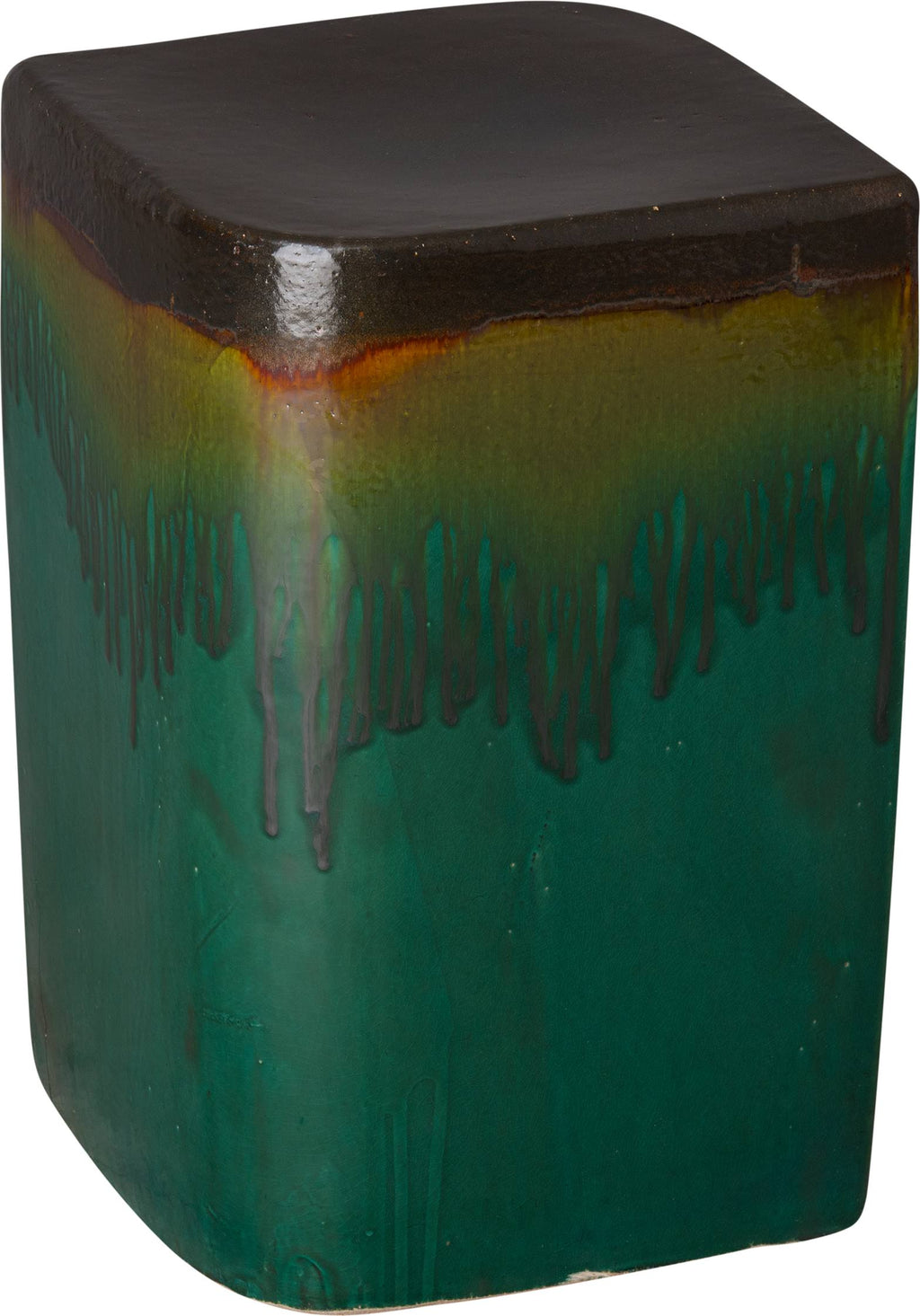 Tall Aero Garden Stool/Table with Green Clove Glaze P872