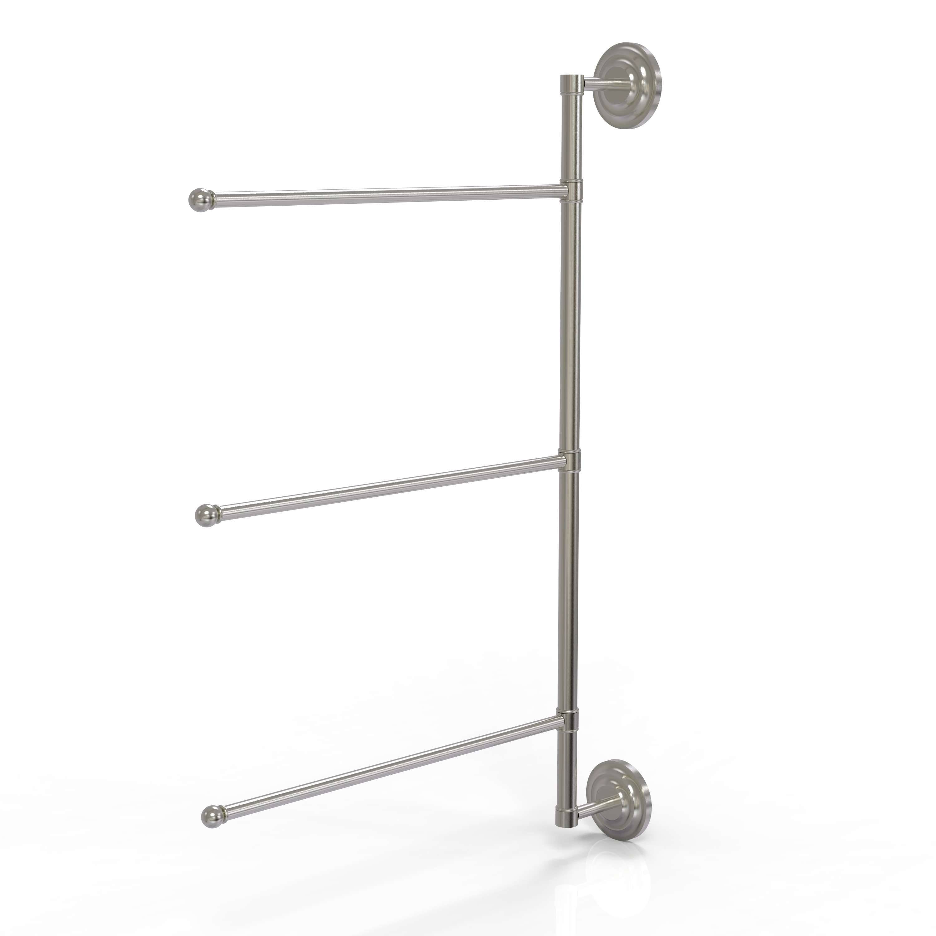Satin Nickel 28-in Swing Arm Towel Bar G5256