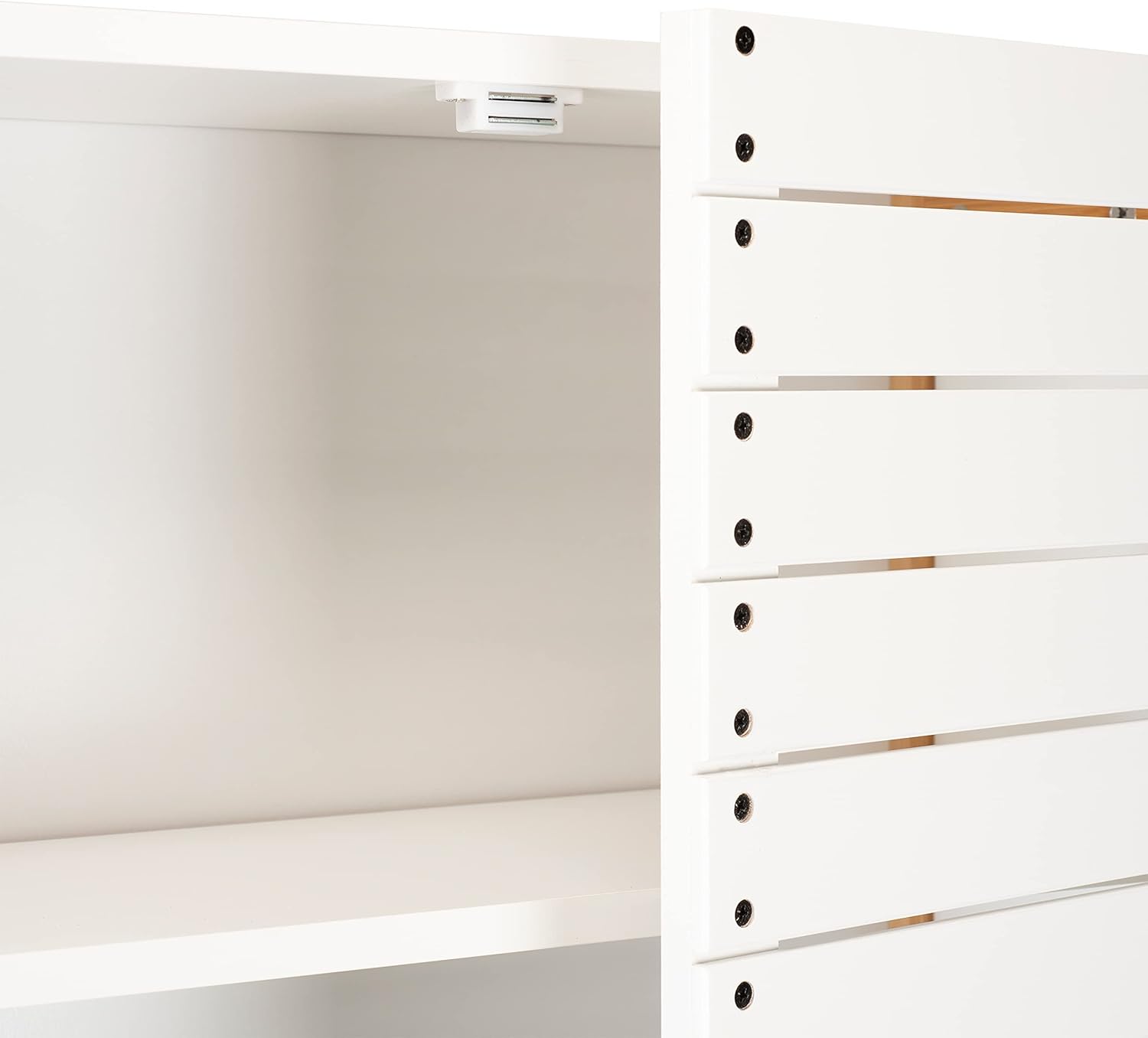 White Bamboo 3 Shelf Over The Toilet Cabinet H73992
