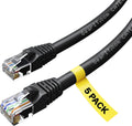 Cat 6 Ethernet Cable 1 ft Black (50-Pack) T143
