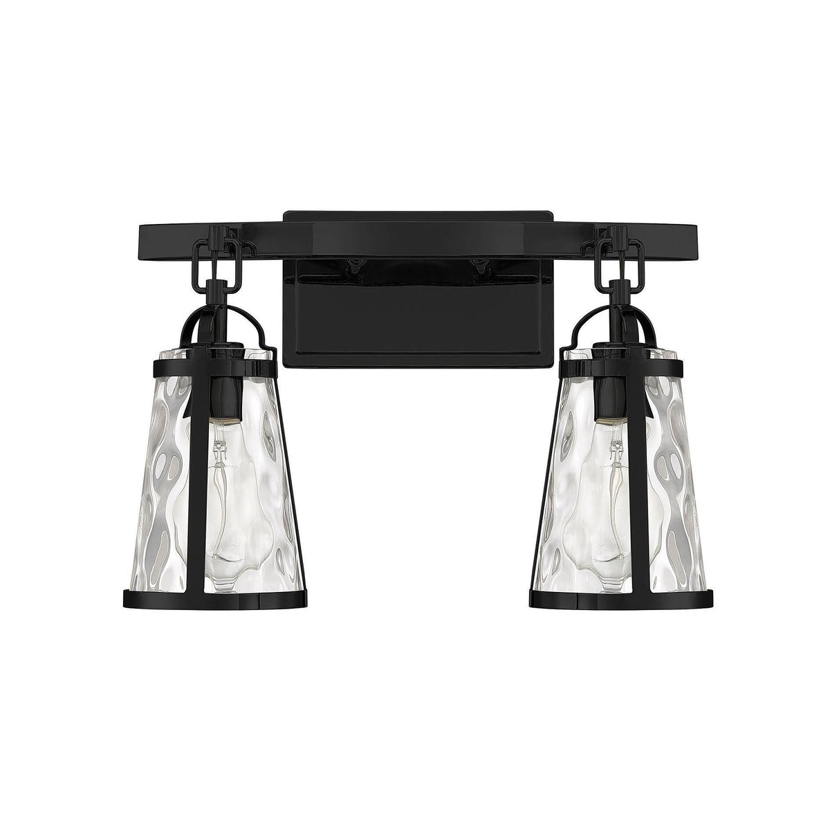Black 2 Light Bath Bar G932957