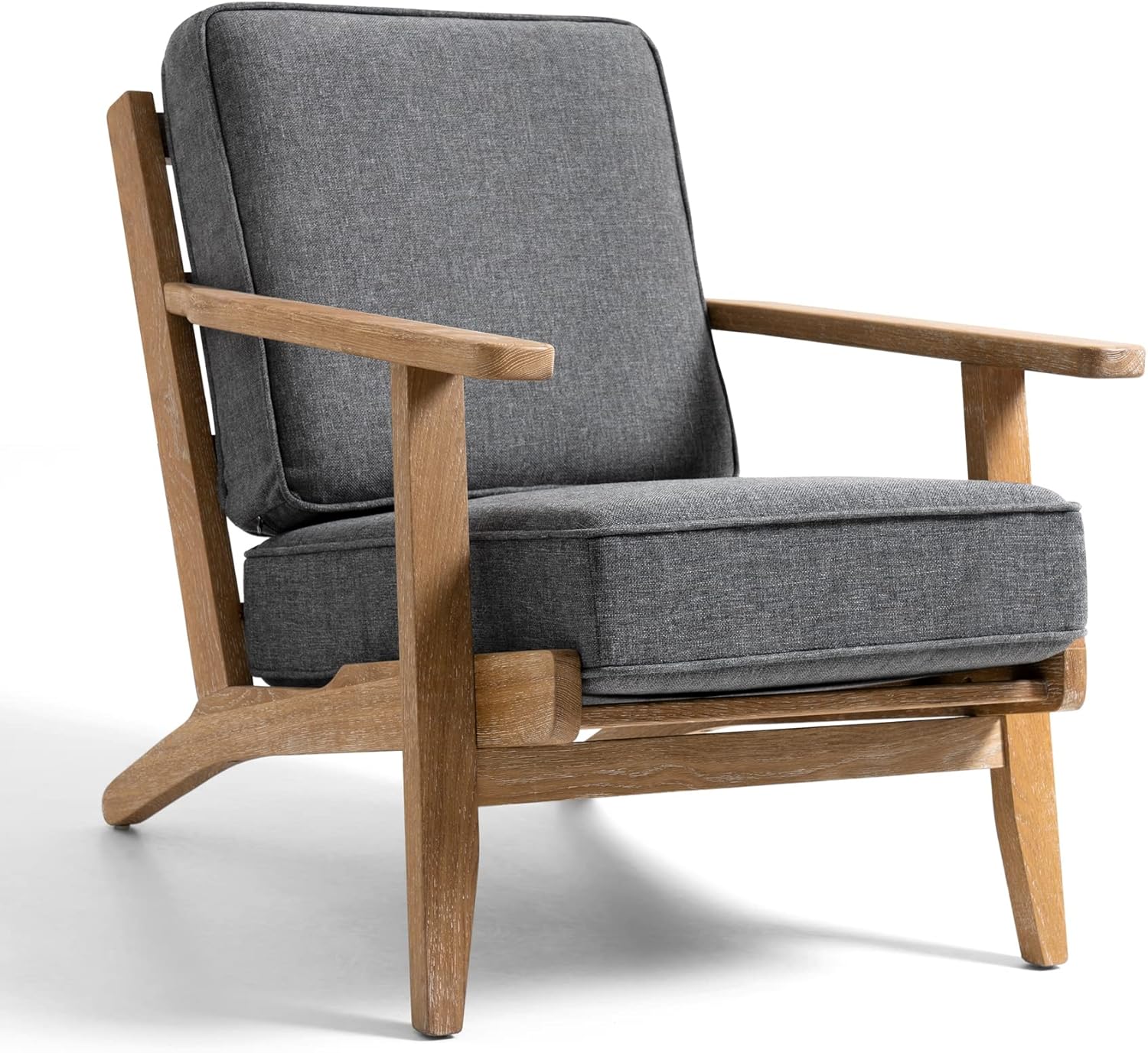 Grey Fabric Dining Chair with Cushions W98102