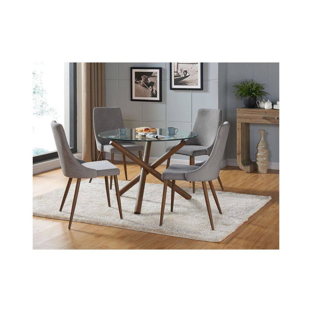Grey Side Chair, Set of 2 Y73713