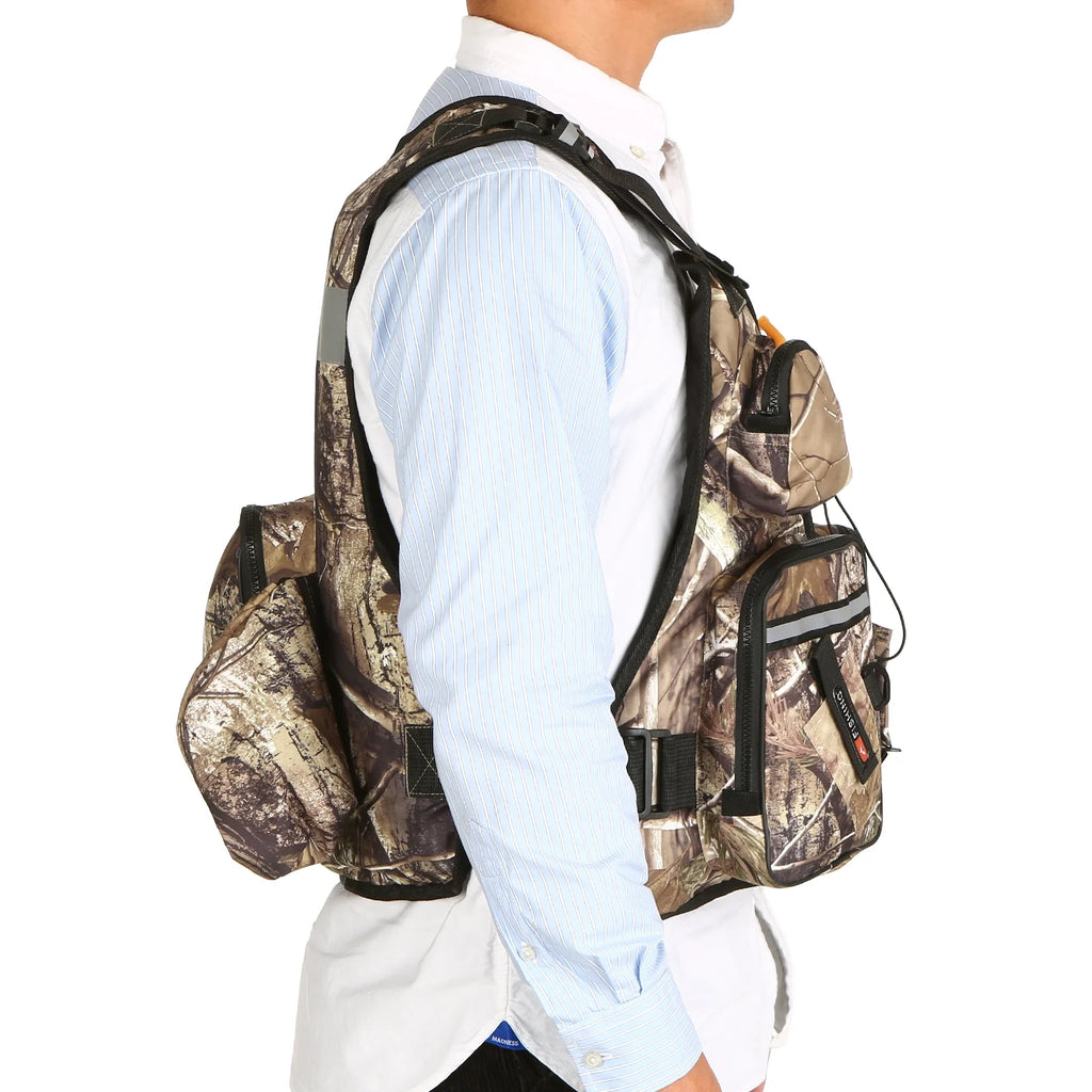 Fly Fishing Jacket Vest with Water Bottle Holder K888515