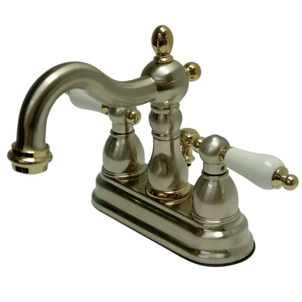 Polished Brass Centerset Lavatory Faucet with Retail Pop-Up T710889