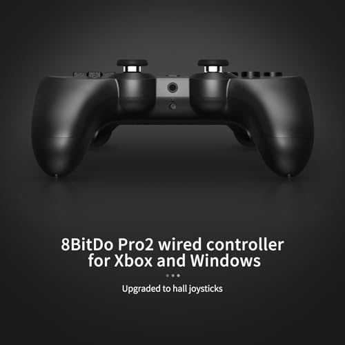 Black Wired Controller with Hall Effect Joysticks F392