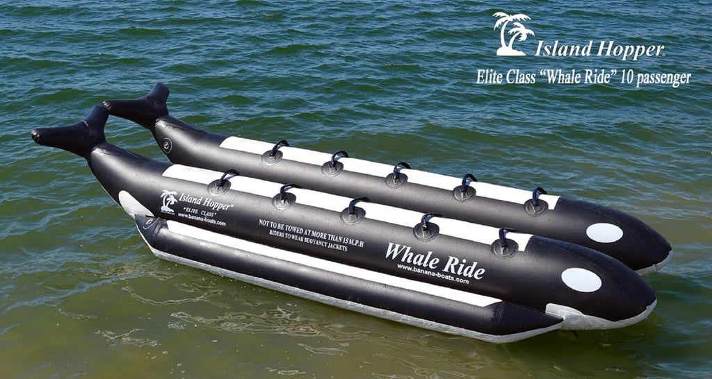 18' Inflatable 10 Person Banana Water Sled Y159870