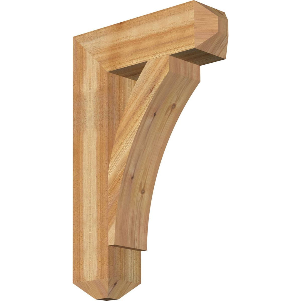 Thorton Craftsman Rough Sawn Bracket, Western Red Cedar D148706