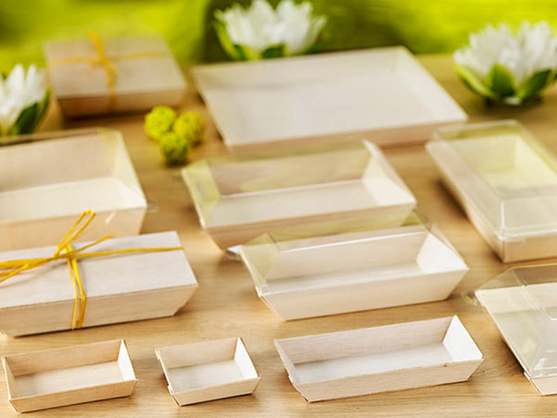 Mini Rectangular Wooden Tray D7945