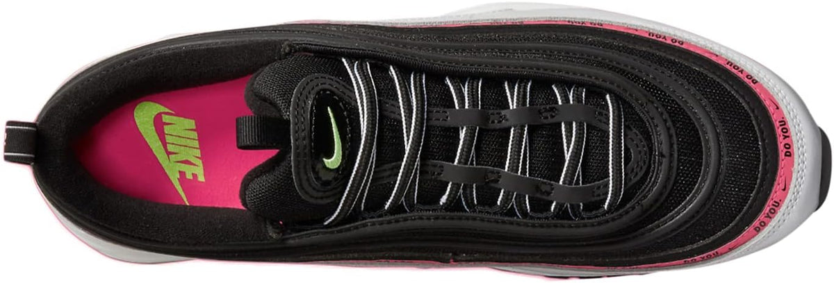Black/Lime Glow-White Air Max 97 Shoes D6471