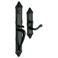 Satin Black Double Cylinder Mortise Handleset Trim B738756