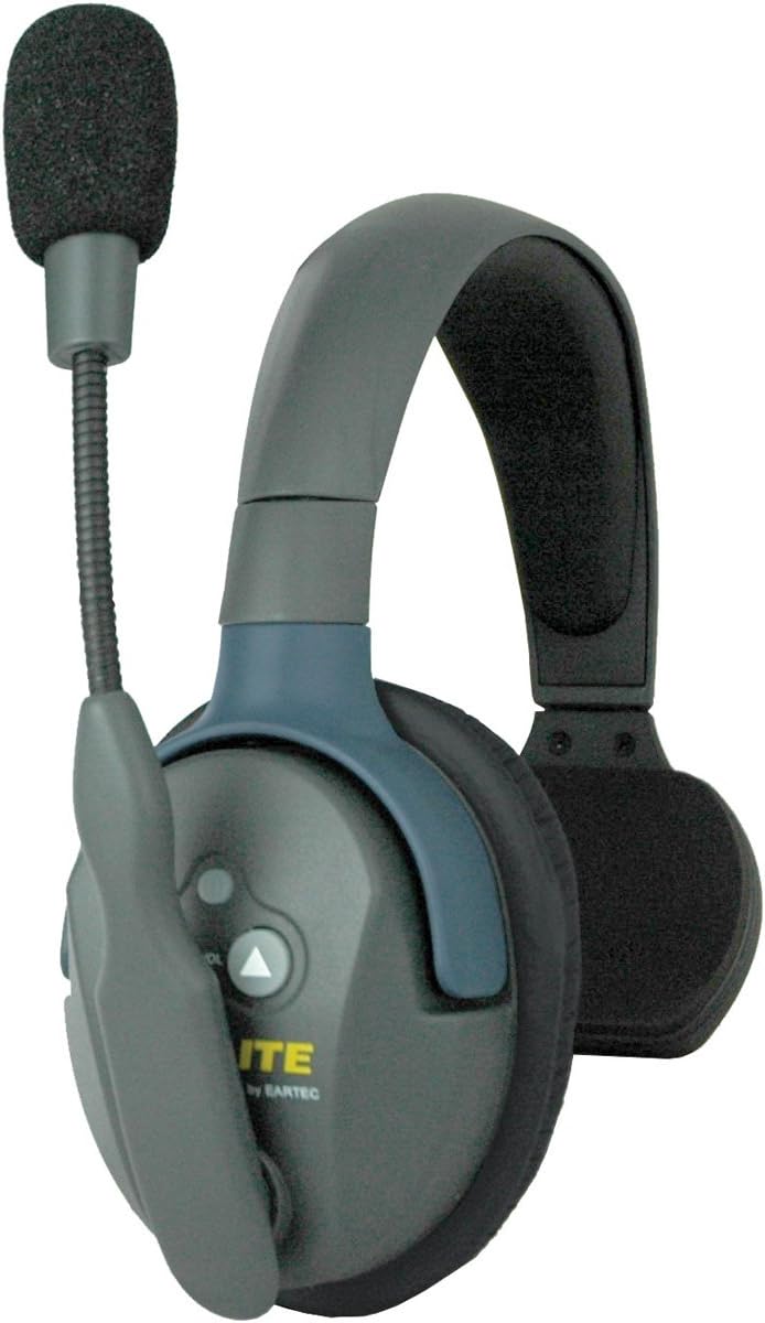 Full Duplex Wireless Intercom System for 3 Users with Single-Ear Master Headset and 2 Dual Ear Remote Headsets Z1468